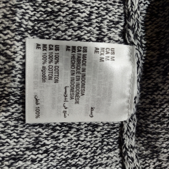 Women's Karen Scott Medium Sized Gray/Black Sweater - Picture 6 of 6
